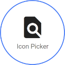 Angular material icon picker